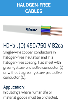 HDHp-J(O) 450/750 V B2ca